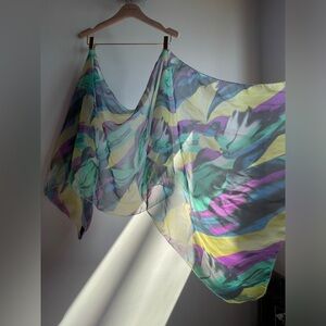 Vintage Italian Sheer Scarf